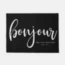 Search for bonjour doormats French