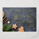 Search for silver and gold christmas invitations Festive