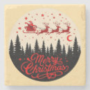 Search for christmas stone coasters Santa