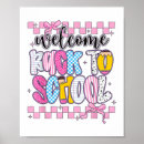 Search for teachers welcome back to school posters First