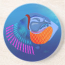 Recherche de fish decor dessous de verres Océan