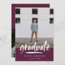 Search for purple graduation invitations Modern
