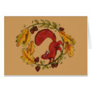 Recherche de glands de chêne cartes postales Écureuil