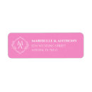 Search for white diamonds return address labels Simple