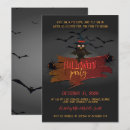 Recherche de hibou halloween invitations Effrayant