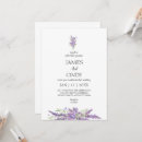Search for lavender flower wedding invitations Simple