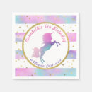 Recherche de licorne serviettes Fête d'anniversaire de licorne