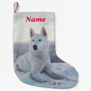 Search for siberian husky christmas stockings Animal