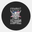 Search for combat veteran stickers America