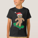 Search for gingerbread man kids tshirts Santa claus