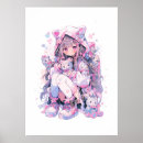 Recherche de cute anime girl posters Kawaii