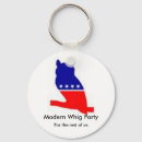 Search for political party keychains Modern