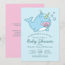 Search for cute narwhal invitations Girl