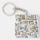 Search for modern art keychains Watercolor
