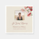 Search for funeral napkins Celebration of life