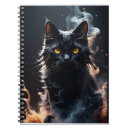 Search for black cat notebooks Halloween