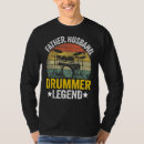 Recherche de drummer hommes tshirts Père