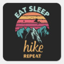 Search for eat sleep hike stickers Hiking