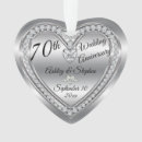 Search for platinum anniversary gifts 70th