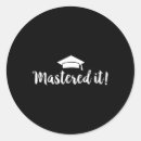 Search for masters degree stickers Student