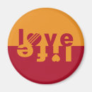 Recherche de stylisée magnets Rouge