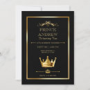 Search for boy royal prince birthday invitations King