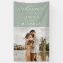 Search for green wedding banners Modern