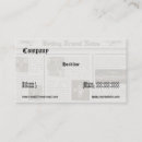 Search for newspaper business cards Reporter