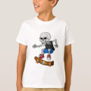 Recherche de skater enfant tshirts Squelette
