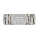 Search for birch trees return address labels Elegant