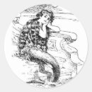 Search for vintage mermaids stickers Fantasy