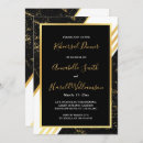 Search for marble rehearsal dinner invitations Geometric