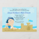 Search for beach baby boy shower invitations Sand