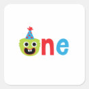 Recherche de monstres mignons autocollants Parti