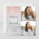 Search for girly 50th birthday invitations Rose gold