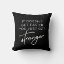 Search for gym pillows Motivational quote