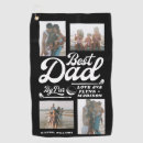 Search for fathers day golf towels Photo collage