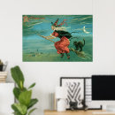 Search for vintage halloween cat posters Illustration