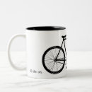 Search for bike bicycle mugs Black and white