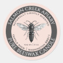 Recherche de bougie rose autocollants Abeille
