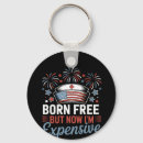 Search for born to be free keychains Red white and blue