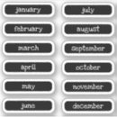 Search for month labels Black