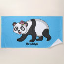 Search for panda beach towels Adorable