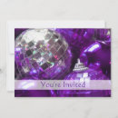 Search for bauble invitations Purple