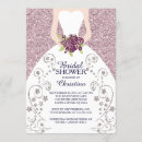 Search for beautiful bridal shower invitations Glitter