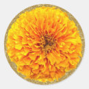 Search for yellow marigold stickers Vintage