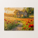 Recherche de coquelicot puzzles Champ de coquelicots