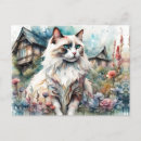 Recherche de chat anglais cartes postales Floral