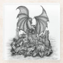 Recherche de dragon bleu dessous de verres Gothique