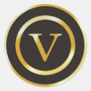 Search for alphabet v stickers Initial